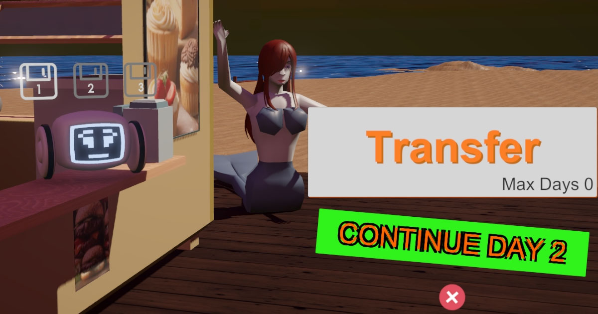 For transfer: Beach Dessert Shop!